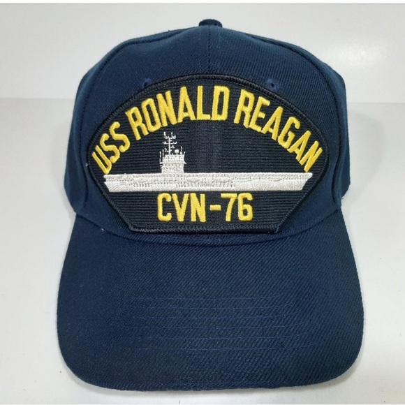 U.S. Navy USS Ronald Reagan CVN-76 Men's Cap Hat N - Picture 1 of 3